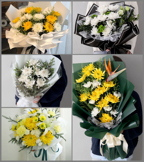 浙江省宁波慈溪市掌起镇白事花束代送